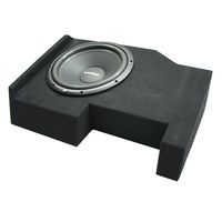Compatible with 2014 - UP Chevy Silverado Crew Cab Rockford Prime R1S410 Single 10 Sub Box 4 Ohm