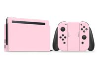 Solid Pastel Pink Vinyl Skin for Nintendo Switch 3M Premium Vinyl 3M overlaminate (Full Set)