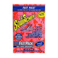 Sqwincher 015501-FP Fast Pack LITE Liquid Concentrate, Yields, Lite Fruit Punch, 60 oz. (Pack of 50)