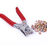 Eyelet Setting Pliers NEU MASTER 5/32 inch Grommet，Hole Punches from 5/64" to 3/16" (5/32"Grommet Eyelet)