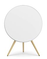 Bang & Olufsen Beoplay A9 4th Generation Speaker - Iconic Wireless Speaker, White with Oak Legs