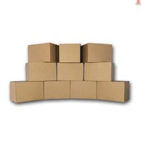 10 Medium Moving Boxes 18x14x12 Packing Cardboard Boxes