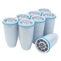 ZeroWater Replacement Filters 8-Pack BPA-Free Replacement Water Filters for ZeroWater Pitchers and Dispensers NSF Certified to Reduce Lead and Other Heavy Metals