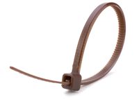 4 Inch Brown Miniature Nylon Zip Tie - MS3367-4-1 - 100 Pack