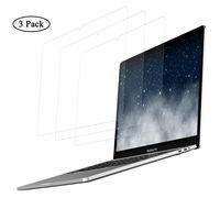 MasiBloom 3 Pack Clear Screen Protector for MacBook Pro 16 inch with Touch Bar & Touch ID Model: A2141 (2019 Released) 4H Hardness Anti Scratch Protective (for 16" MacBook Pro, Screen Protector 3PCS)