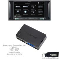 Alpine i207-WRA 7" CarPlay & Android Auto Receiver & KAC-001 Accessory Controller for Jeep JK Wranglers