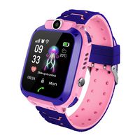 Happy Cherry Boys Girls Waterproof AGPS Smartwatch Two-Way Call HD Touch Screen Phone SOS Camera Games Chirstmas Birthday Gift 3t-12t