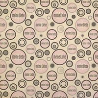 Meine Liebe My Love in German Kraft Present Gift Wrap Wrapping Paper