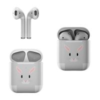 Skin Decals for Apple AirPods - Hops The Bunny - Sticker Wrap Fits 1st and 2nd Generation