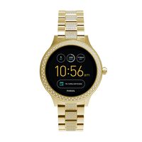 Fossil Q Women's Gen 3 Venture Stainless Steel Smartwatch, Color: Gold-Tone (Model: FTW6001)