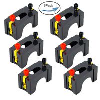 6pcs Lime2018, Series or Parallel D Battery Holder:Used for Physics Laboratory,School Electronic Experimenting,Great for Demos Teaching Basic Principles of Electricity & How a Simple Circuit Works