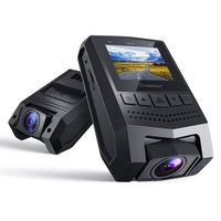 Crosstour Dash Cam 1080P FHD Mini Dashboard Camera Recorder with 1.5" LCD Screen 170°Wide Angle, Parking Mode, Motion Detection, G-Sensor, Loop-Recording and WDR