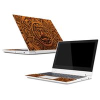 Mightyskins Skin Compatible with Lenovo Chromebook C330 (2018) - Carved Aztec | Protective, Durable, and Unique Vinyl Decal Wrap Cover | Easy to Apply, Remove, and Change Styles | Made in The USA
