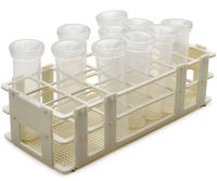 10Pcs 60Ml Floral Tubes with Rack Holder for Milkweed Cuttings