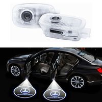 Klinee Easy Installation Car Door LED Logo Projector Ghost Shadow Lights Symbol Emblem Courtesy Step Lights