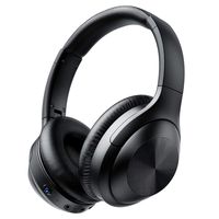 Active Noise Cancelling Headphones Bluetooth Headphones iTeknic Wireless Headphones Over Ear Headphones with Mic Deep Bass, Quick Charge, Bluetooth 5.0, 30H Playtime for Travel Work Cellphone