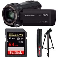 Panasonic V770 Full HD Camcorder with 64 GB SD Card and 59-inch Tripod