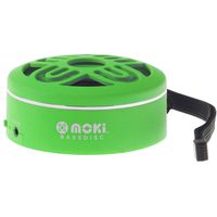 Moki ACCBDSCG BassDisc Bluetooth Wireless Portable Speaker (Green)