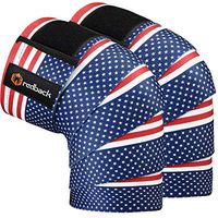 REDBACK Knee Wraps for Weightlifting,Powelifting, Fitness -Knee Straps (American Flag)