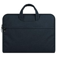 Jennyfly 15 inch MacBook Cover MacBook Carrying Bag Case with Handle Anti-Scratch Protection Handbag Cover Slim 360° Protective Laptop Sleeve Briefcase for 15-15.4 inch Laptop MacBook Tablet - Black