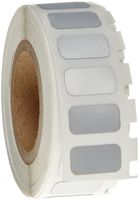 Brady CL-105-969 I.D. PRO Plus, LS2000 and BradyMarker XC Plus 0.5" Width x 0.275" Height, B-969 Metallized Polyester, Matte Finish Silver Label (500 per Roll)