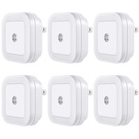 Vont LED Night Light (Plug-in), Smart Dusk to Dawn Sensor, Automatic Night Lights, Suitable for Bedroom, Bathroom, Toilet,Stairs,Kitchen,Hallway,Kids,Adults,Compact Nightlight, Energy, Cool White (6)