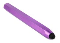 DURAGADGET Purple Aluminium 'Crayon' Style Touchscreen Chunky Pen with Large Rubber Tip - Compatible with The LG Nexus 5X