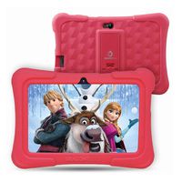 Dragon Touch Y88X Plus Kids Tablet 16 GB 2019 Edition, 7 inch HD IPS Display Touchscreen Kidoz Pre-Installed with All-New Disney Content - Red