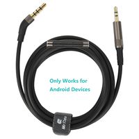 Mr Rex 2.5mm Aux Audio Cable with Mic and Remote for Bose QuietComfort QC35ii QC35 QC25, JBL E55BT E45BT E65BTNC, Live & E Series Headphones, 5ft 2.5 to 3.5mm Replacement Cord with Velcro Cable Tie