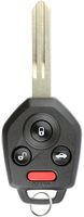 KeylessOption Keyless Entry Remote Car Key Fob Blank Uncut Chip Ignition for Legacy, Outback, Tribeca CWTWBU766