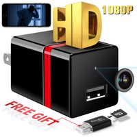 Spy Hidden Camera - USB Charger - 1080P Full HD - Motion Detection - Loop Recording - Remote View with APP - Support 128 GB Micro SD Card for Protection and Surveillance of Your Home and Office