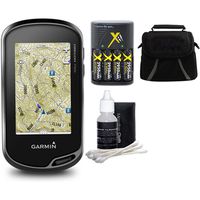 Garmin Oregon 750t Handheld GPS with Built-In Wi-Fi & Camera Bundle - TOPO U.S. 100K