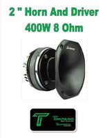 Timpano TPT-DH2000 2-Inch Compression Exit Aluminum Horn + Ferrite Driver, 200 Watts Continuous Power, 100 Watts RMS Power, 8 Ohms Impedance, 109 dB Sensitivity, 1.0KHz - 20KHz Frequency Response