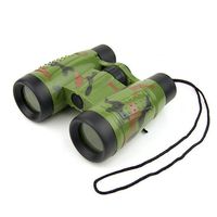 Children Kids Educational Insights Mini Portable Folding Camouflage 6X 35mm Compass Binoculars Telescope Toys
