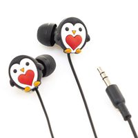 Beya in-Ear Earbud Headphones: Penguins