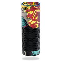 MightySkins Skin Compatible with Amazon Echo/Amazon Echo Plus wrap Cover Sticker Skins Graffiti Wild Styles