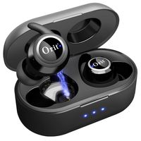 Wireless Bluetooth Earbuds 5.0, in-Ear Noise Reduction Headphones with Strong Connection TWS Mini Earphones Magnetic Charging Case and Removable Earhooks for Workout Compatible with Cell Phones