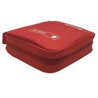 Wismart 32 Capacity Discs CD DVD Blu-Ray Portable Wallet Storage Organizer Holder Case Bag Album Box (32-Capacity, Red)