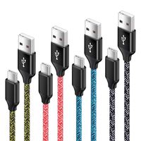 USB Type C Cable, Amtobo 4Pack 6.6ft Nylon Braided Type C Charging Cord Compatible with Samsung Galaxy S9 Plus/Note10+/10/9/S10e/A50/A20/S10/S10+/S9/A10e/A70/A80, LG G6/G5/V35