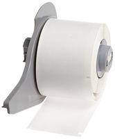 Brady M71-33-427 Self-Laminating Vinyl BMP71 Labels , White/Translucent (100 Labels per Roll, 1 Roll per Package)