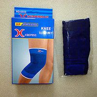 kathy Store INC Pair Black Blue Stripes Pattern Stretchy Sporting Guard Band Support Pullover Sleeve (Knee Support Sleeve)