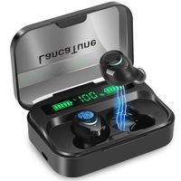 LancaTune Wireless Earbuds in-Ear Headphones Dual Mic 3500mAh Charging Case LED Battery Display Auto-Pair Support Bluetooth 5.0 Touch Control IPX5 Waterproof Hi-Fi Sound Deep Bass for Sports
