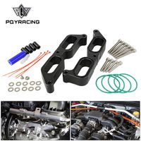 PQY Billet Power Block Intake Manifold Spacer for 13+ Subaru BRZ 13-16 Scion FR-S 17+ Toyota 86 FA20 Engine 19hp / 15tq Black