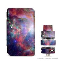 IT'S A SKIN Decal Vinyl Wrap for VooPoo Drag 2 V2 & UForce T2 Tank Vape Sticker Sleeve/Galaxy Cosmic Stars