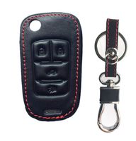KAWIHEN Leather Smart Remote Key Fob Case Holder Cover For Chevrolet Camaro Cruze Equinox Impala Malibu Sonic GMC Terrain OHT01060512