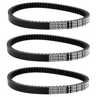 QAZAKY 3pcs Gokart Drive Belt Replacement for Yerf Dog 203591 Q430203W Q43103W Q43203W Manco Carter 5.5hp 6.5hp 203591A 203591B 203591C Tecumseh Kartco 7655 Rotary 10052 Comet 30 Series Units Go Kart