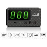 VJOYCAR C60s Digital GPS Speedometer Car Hud Head Up Display with Speeding Alert Fatigue Alarm, 100% Universal for Vehicle Truck Motorcycle SUV Pick-up Scooter and All