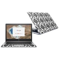 MightySkins Skin Compatible With HP Chromebook 13 G1 13.3" (2018) - Vintage Damask | Protective, Durable, and Unique Vinyl Decal wrap cover | Easy To Apply, Remove, and Change Styles | Made in the USA