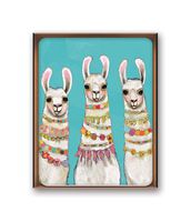Studio Oh! Artisan Note Cards Available in 6 Designs, Eli Halpin Boho Llamas, Box of 8