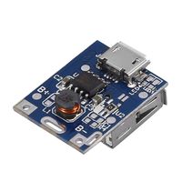 10pcs 5V 1A USB Battery Charger Board Adjustable Power Step-Up Step-Down Convertor Discharge Protection Board Volt Regulating Module